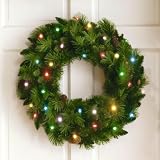 36 Cordless LED Pre-Lit Christmas Wreath
