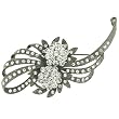 Ribbons Flower Pin Brooch