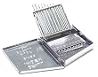 DRILLS TWIST HIGH SPEED STEEL IN METAL CASE SET OF 20