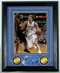 Dirk Nowitzki Dallas Mavericks Photomint - Plaque