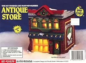 Amazon.com: Wee Crafts Christmas Village Paint-by-number Kit - Antique 