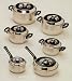 12pc Concord High Quality Stainless Steel Cookware Set w/ Lids