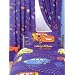 Disney Cars Curtains Racing Track Design 54" Drop
