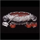 Arthur Court Grape Punch Bowl with Cups and Ladle