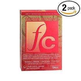 Mayer Laboratories FC Female Condom, 5-Count Boxes (Pack of 2)