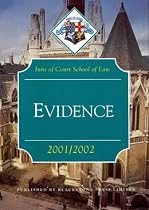 Evidence (Inns of Court Bar Manuals)