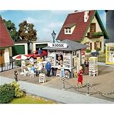 Pola 330995 Suzi's Newspaper Stand with Table & Umbrella Set