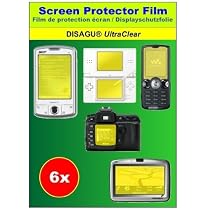 Ultra Clear Screen Protector set of 6 for Panasonic Lumix DMC-TZ6