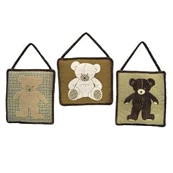 Eddie Bauer Wall Hanging Teddy Bear