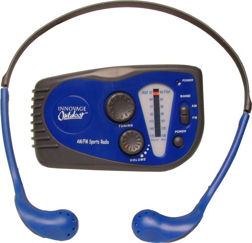 Innovage Outdoor Armband AM/FM Sports Radio with Headphones