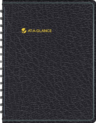AT-A-GLANCE 8031005 Four-Person Group Undated Daily Appointment Book, 8 1/2 x 11, White,