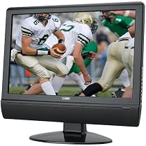 Coby TFTV1923 19-Inch Widescreen LCD HDTV/Monitor with HDMI Input, Black