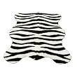 Zebra Bold Stripe Pelt | Zebra Collection | Faux Fur Rug | 2 foot X 4 foot