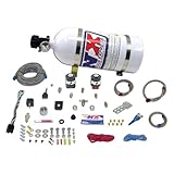 Nitrous Express 20915-12 35-150 HP Universal Single Nozzle System for EFI with 12 lbs. Composite Bottle