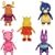 Backyardigans:Tasha-Uniqua-Pablo-Tyrone-Austin Full Set