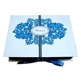 Signature Line Boxed Thank You Cards in White with Flocking | Rungtong & Co. Stationery Line