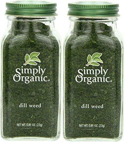 Simply Organic Dill Weed Cut & Sifted Certified Organic, 0.81-Ounce Container