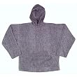 Earth Ragz Recycled Fibers - Hooded Baja Style Jacket - Heather Grey