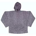Earth Ragz Recycled Fibers - Hooded Baja Style Jacket - Heather Grey