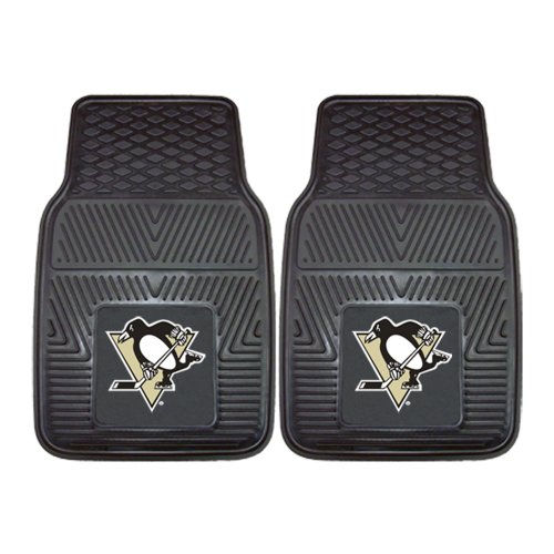 Fan Mats 10435 NHL Pittsburgh Penguins Vinyl Car Mat - 2 Piece