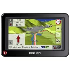 Becker Ready 43 Traffic V1 inkl. TMC (10,9 cm Display, Kartenmaterial Zentraleuropa 19, 3D Ansicht, Becker BestTracks) schwarz