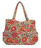 Vera Bradley Pleated Tote Hope Garden 51A6XQCEkeL. SL160 Vera Bradley Pleated Tote Hope Garden