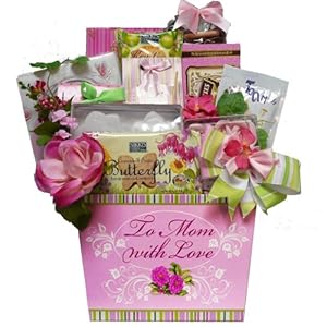 Art of Appreciation Gift Baskets to Mom with Love Tea and Cookie