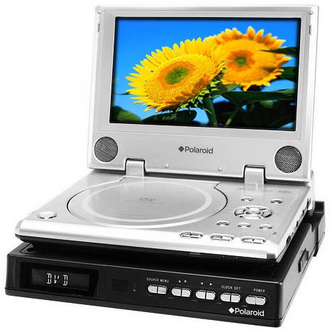 Polaroid PDM-0990DS 9 widescreen Portable DVD Player w/ TV Docking Station