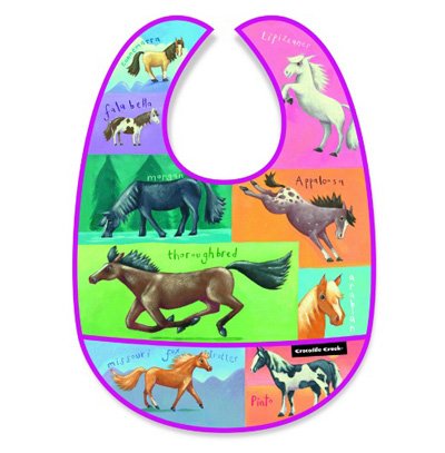 Crocodile Creek Horses Bib