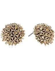 House of Harlow 1960 Metal Plated Crater Stud Earrings
