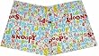 Peanuts / Snoopy Pose / Name All-Over Sleep Short for women