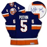 DENIS POTVIN NY Islanders SIGNED Stanley Cup Jersey