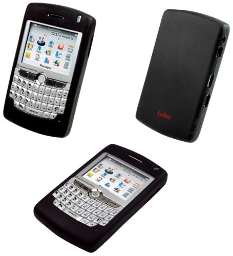 Buy Now at Amazon.com: PREMIUM SILICONE COVER CASE For BLACKBERRY 8800 / 8830 (Choose From Smoke, Pink, Green, White, Blue, Black) - Retail Packaing