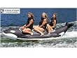3-Passenger Inline Heavy Recreational "Whale Ride" Banana Boat Water Sled
