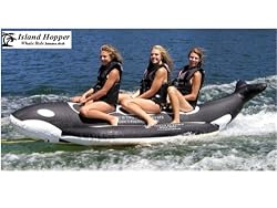 3-Passenger Inline Heavy Recreational "Whale Ride" Banana Boat Water Sled
