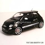 ﾌｨｱｯﾄ NEW 500 アバルト1:24 （ブラック）【モンドモータース】