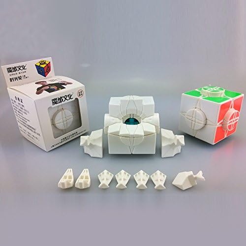 Formula® New YJ 8227 MoYu 76MM Wheel of Time Magic Cube Puzzle cube Intellectual Toys for Kids and Adult-White