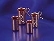 Set of 4 Miniature Copper Kitchen Measuring Cups