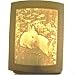 BABY BUNNY RABBIT * CURVED PORCELAIN LITHOPHANE NURSERY KIDS NIGHT LIGHT