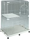 IRIS Pet Wire 2-Tier Cat Cage