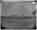 [Cedar Level, Va. Commissary depot with supply train wagons] Reprint (14 x 12 inches)