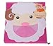 Clever Creations Cute Smiling Sheep Collapsible Toy Storage Organizer Toy Box Folding Storage Cube for Kids Bedroom | Perfect Size Storage Cube for Books, Kids Toys, Baby Toys, Baby Clothes