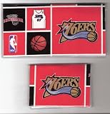 Checkbook Cover Debit Set NBA Philadelphia 76'ers