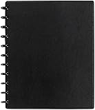 Levenger Circa Smooth Sliver Notebook with Pockets (ADS8795 BK LTR NM)