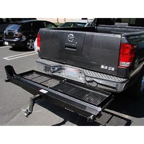 1000# MOTORCYCLE DIRT BIKE CARRIER +RAMP +CARGO BASKET (T-MC-SC1306-B)(BOX1+BOX2)