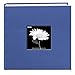 Fabric Frame Cover Photo Album 200 Pockets Hold 4x6 Photos, Sky Blue