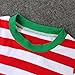 Puseky Baby Boys Girls Striped T-shirt and Pants Homewear Christmas Pajamas Sets