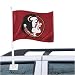 Florida State Seminoles (FSU) Garnet Car Flag