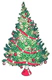 Wall Hugs Christmas Tree - Christmas Wall Art Decal