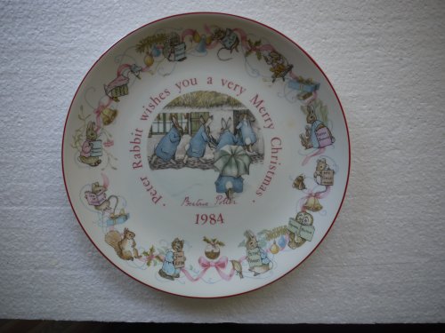 Wedgwood Peter Rabbit 1984 Christmas Plate (Made in England)